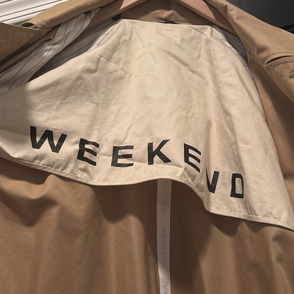 Weekend Max Mara Daphne Wool-Backed Trench Coat - Picture 8 of 11